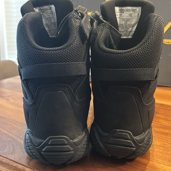 Thorogood Black 6” Crosstrex Side Zip Comp Toe Work Utility Boot Size 14 Wide - Picture 9 of 12